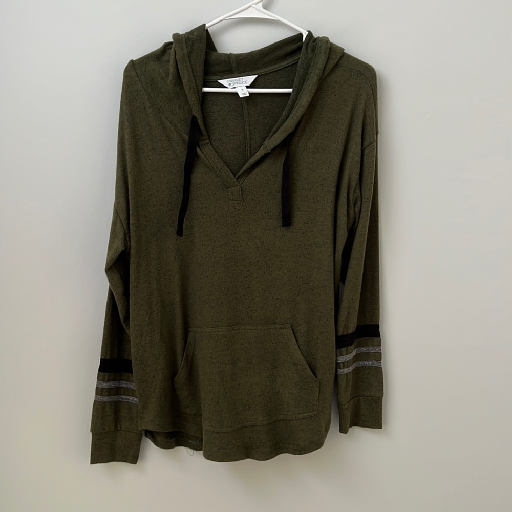 Kallon brushed knit hoodie